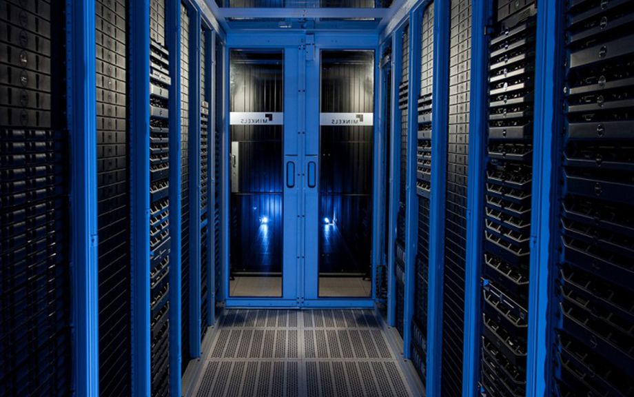 One of Combell's server rooms