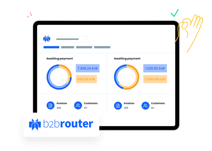 And track the status of your invoices in <i>real time</i>