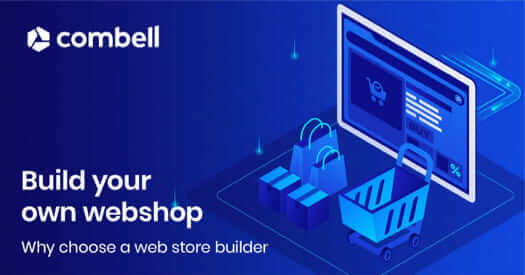 Get started with e-commerce in no time at all thanks to a web store builder