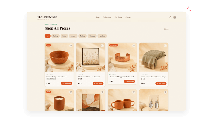 Take the step to a webshop