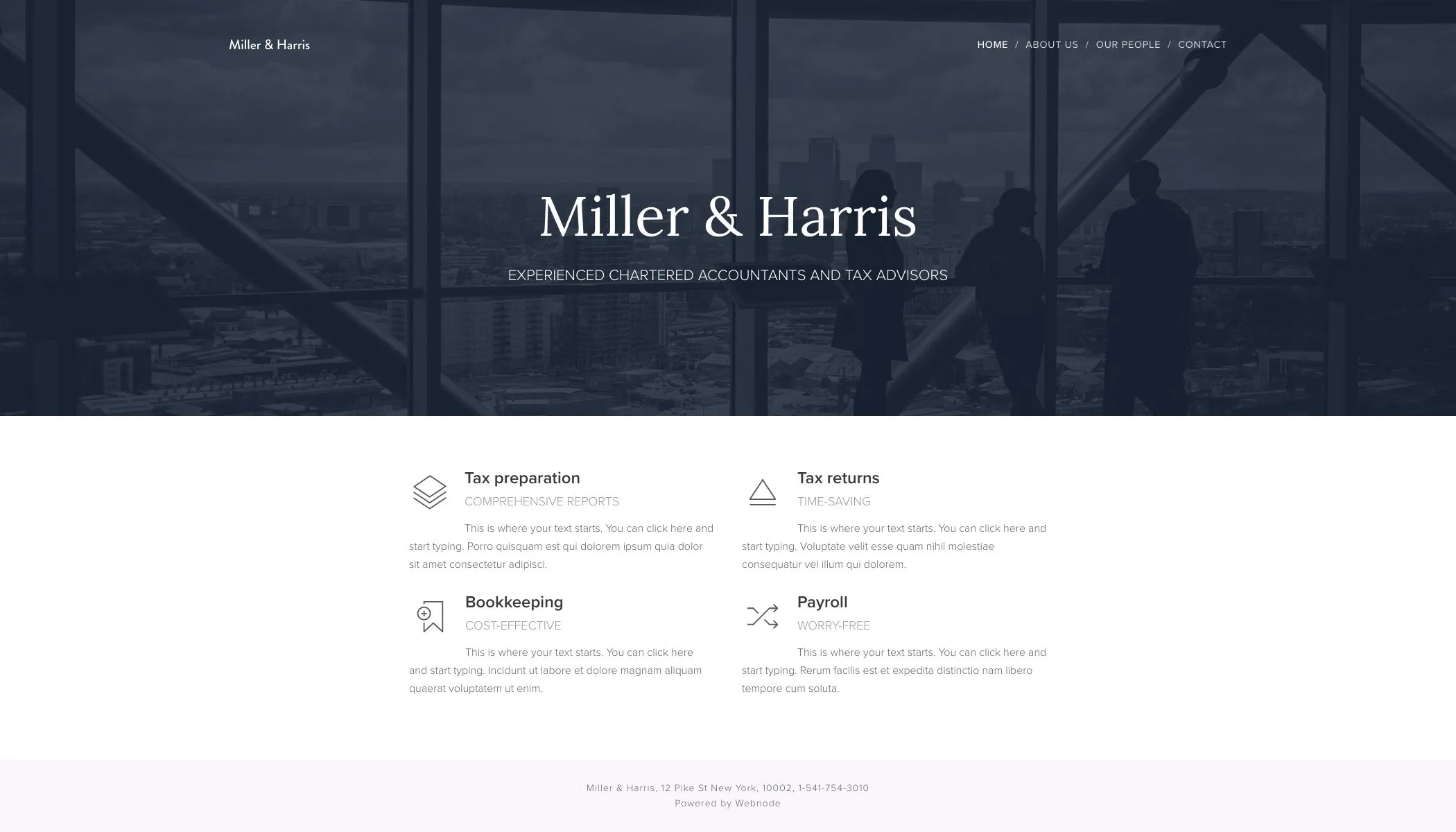 Website builder responsive premium