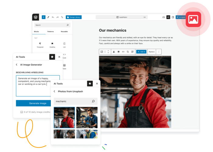 Your web pages with strong texts and images Your web pages with strong texts and images