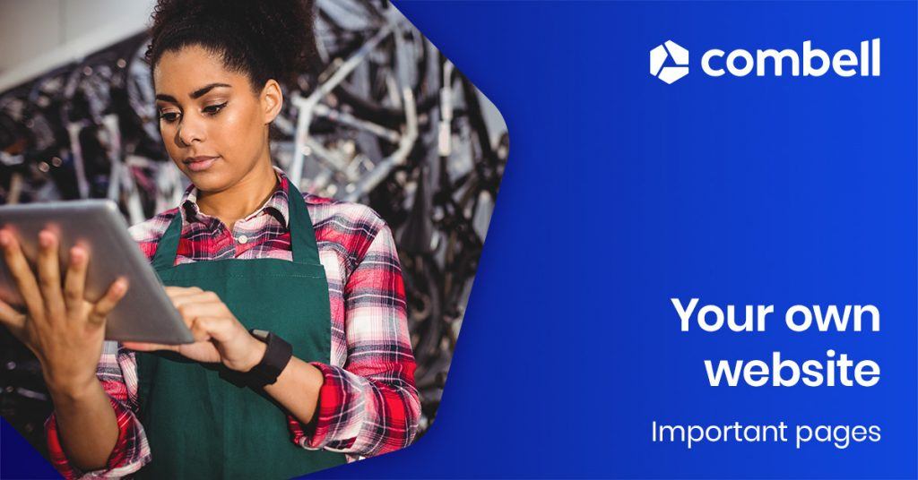 Your own website - which pages should you consider including