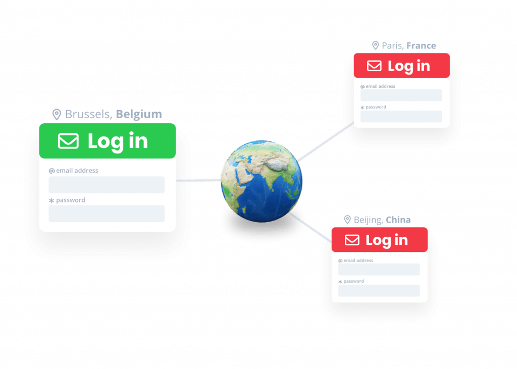 Login attempts from other IP addresses can be a warning sign.