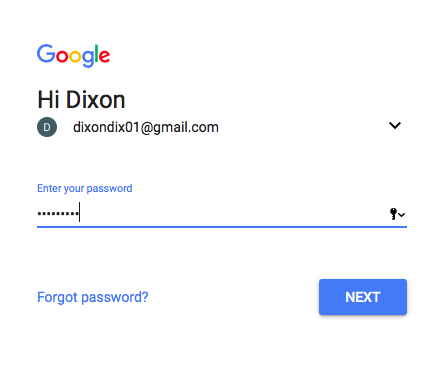 Log in Gmail account