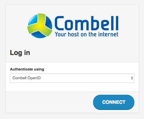 Log in OpenStack control panel