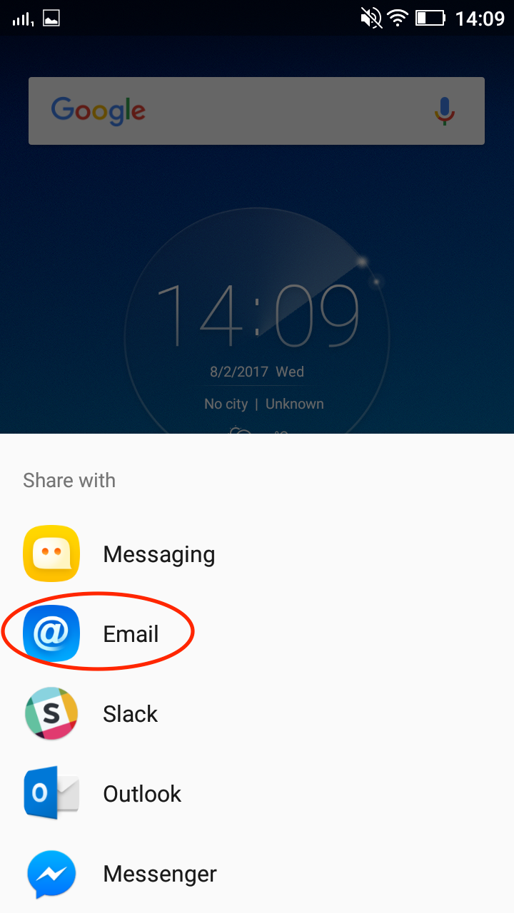 Take And Send Screenshots Via E Mail Android Combell Support