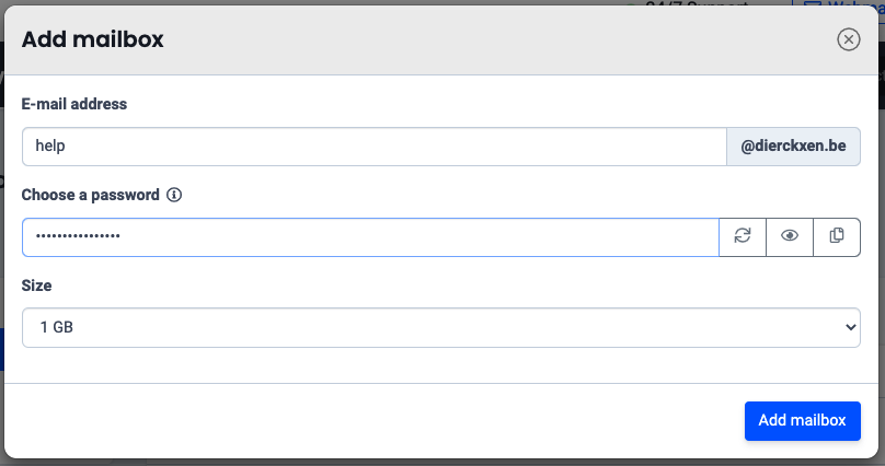 add mailbox