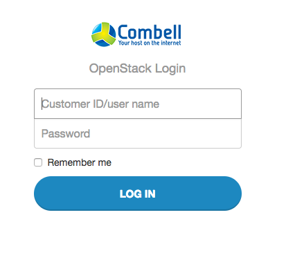 OpenStack login