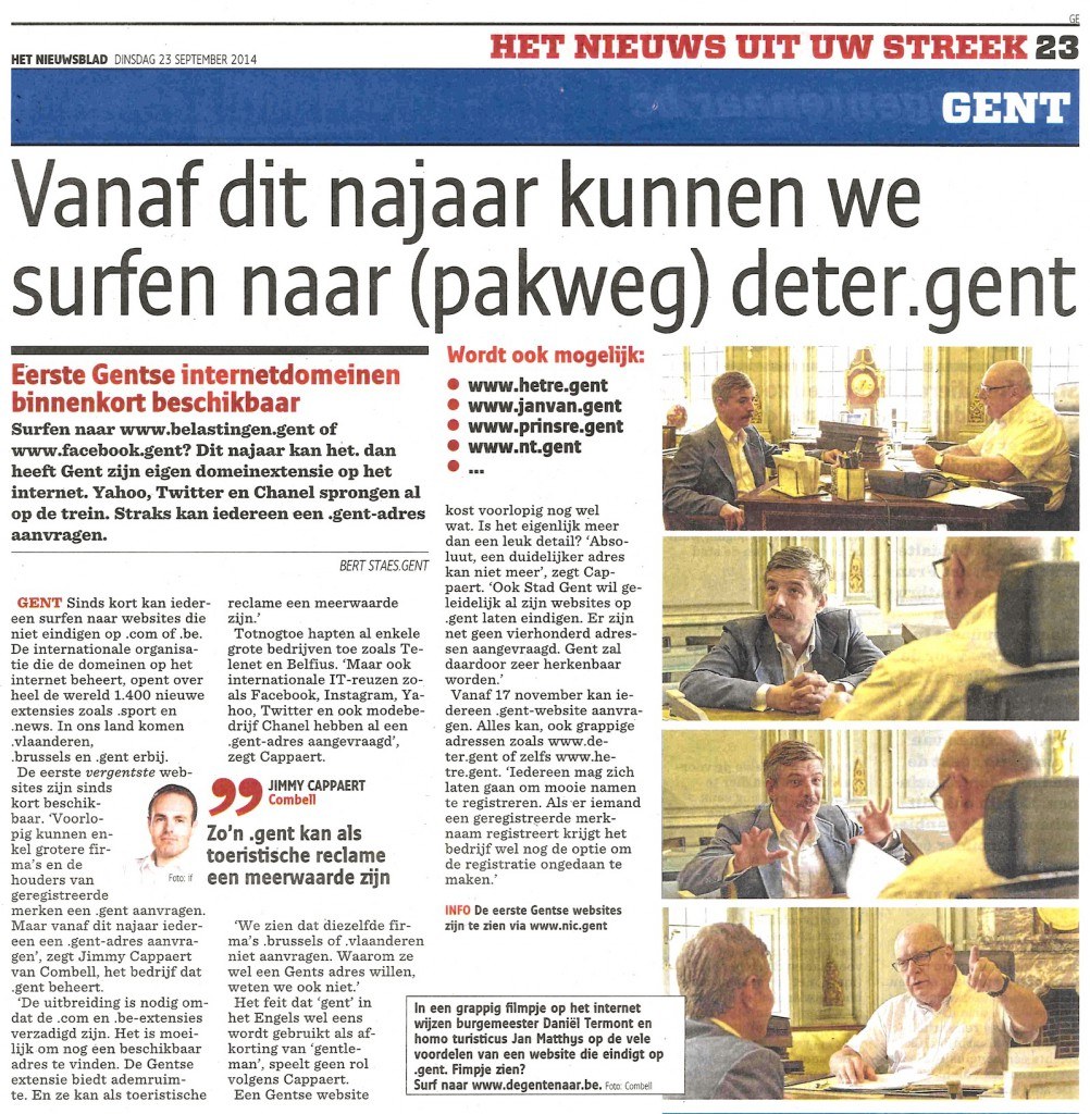 Combell - Nieuwsblad