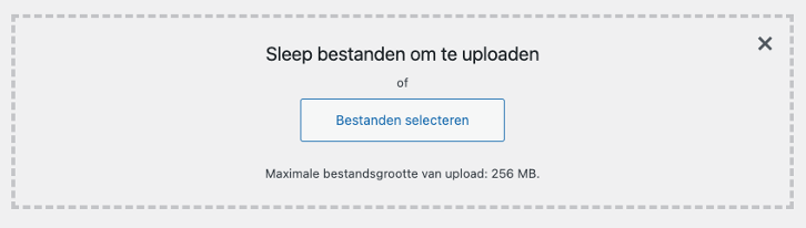 afbeelding uploaden met WordPress