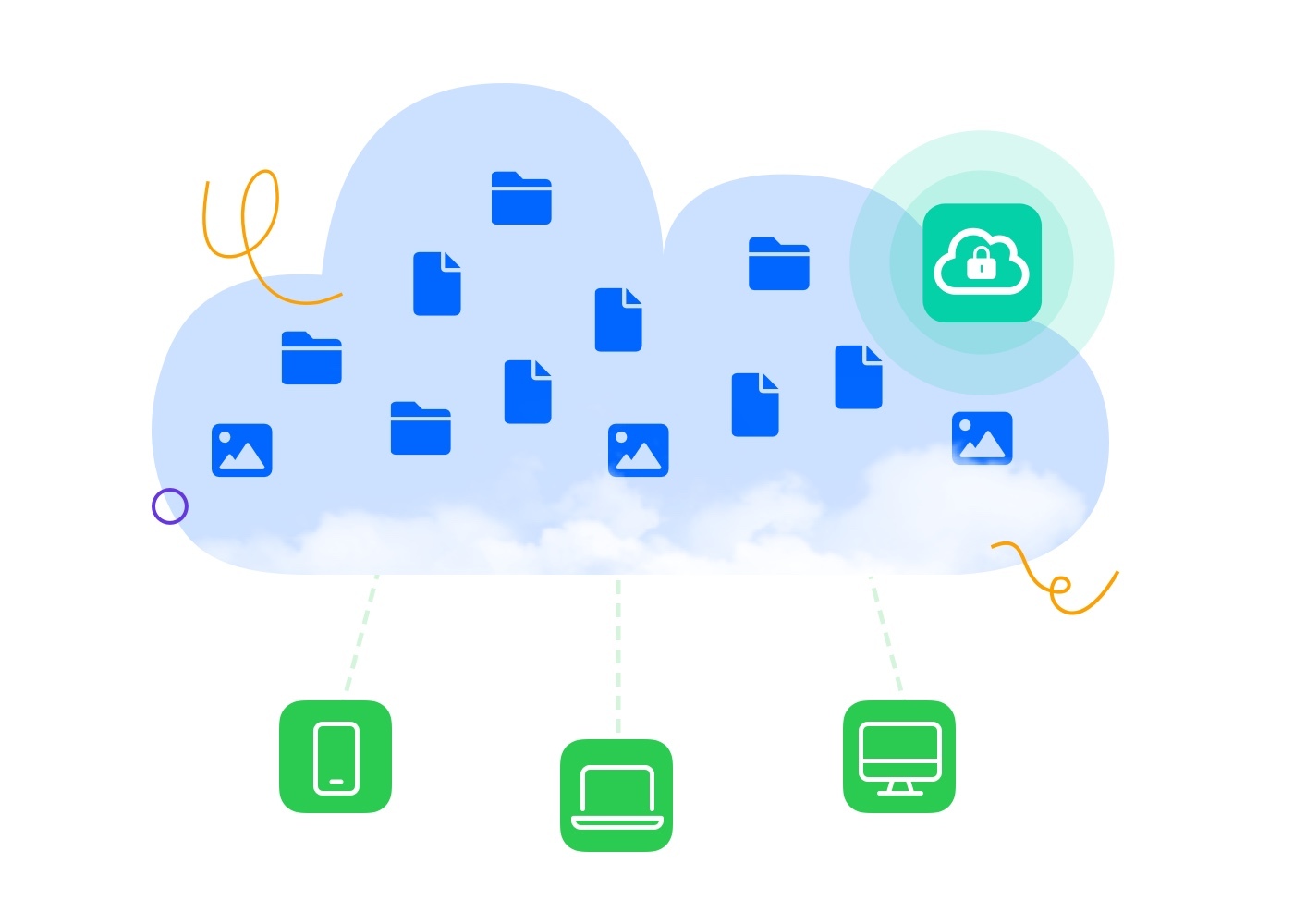 Data in de cloud opslaan heeft veel voordelen, zo heb je altijd een back-up achter de hand. 