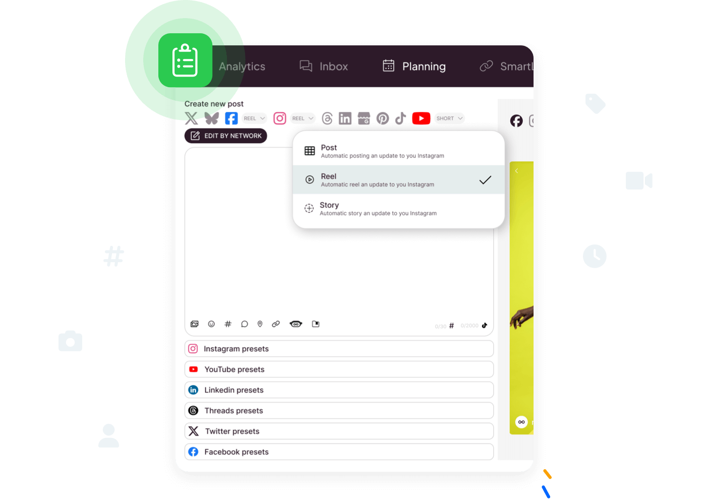 Met Metricool beheer je zowel organische posts als advertenties.