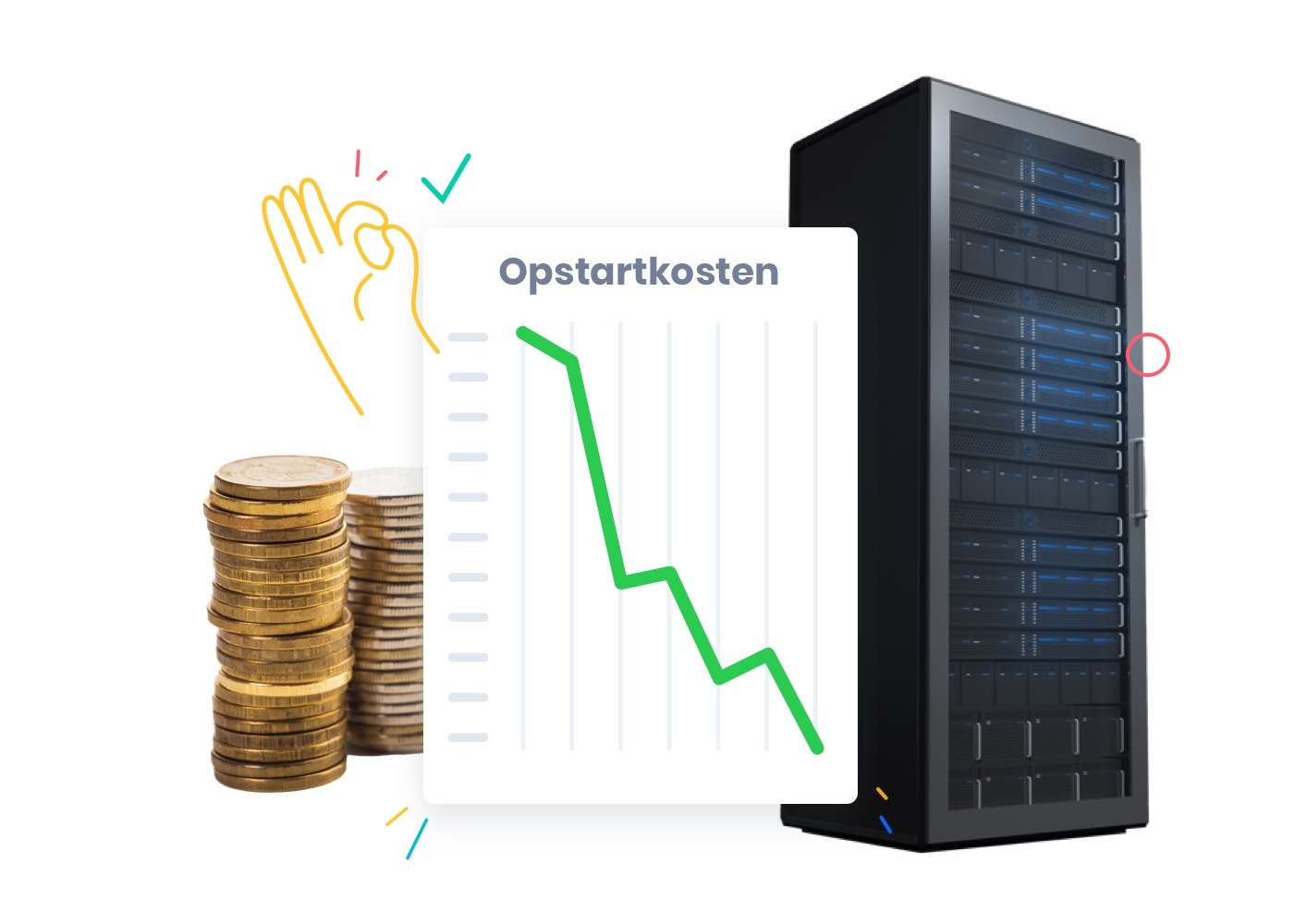 De lagere opstartkosten van Software as a Service (SaaS) zijn een groot voordeel.