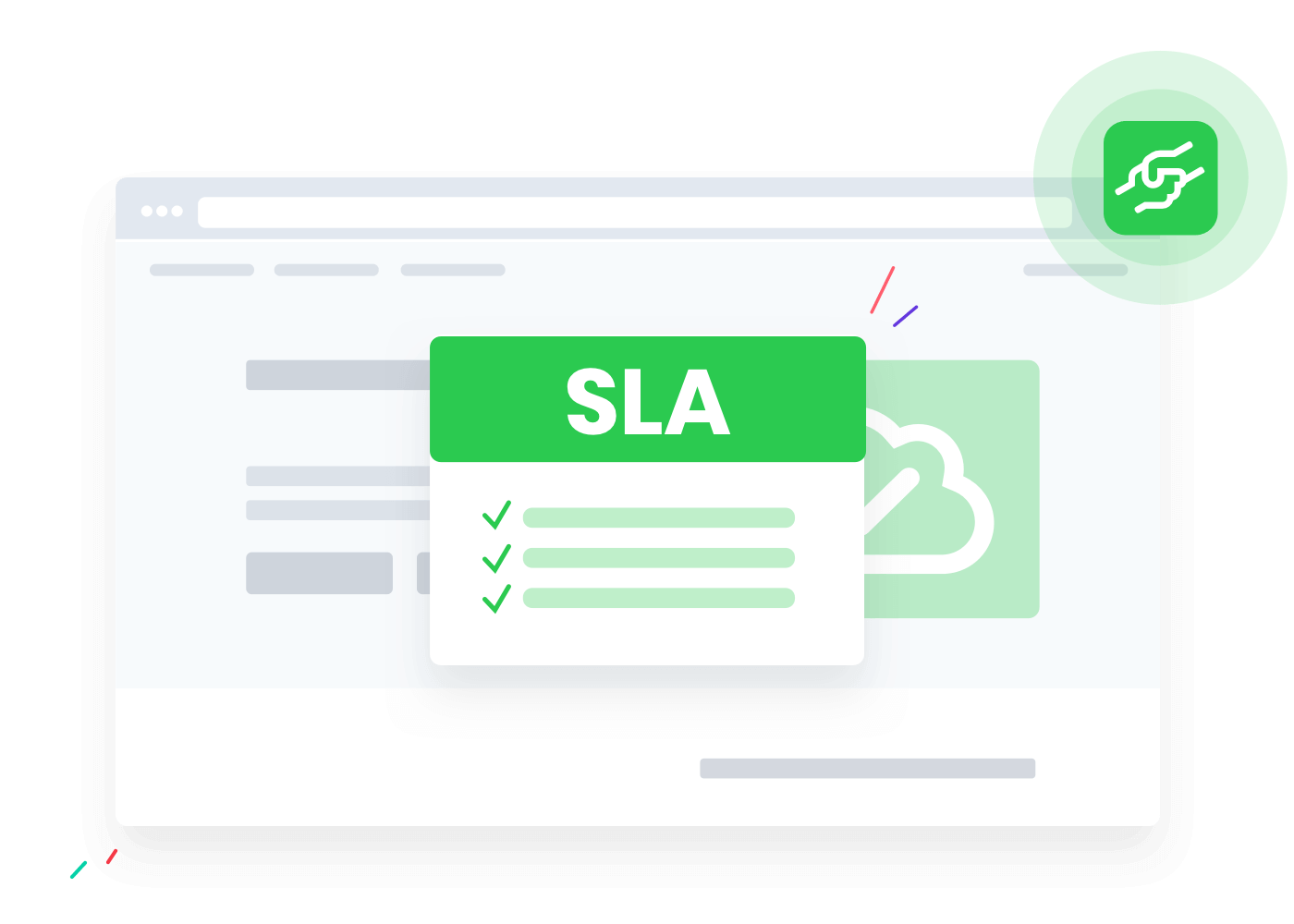 Find out what guarantees are linked to our SLA packages.