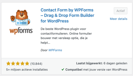 wpforms plugin wordpress