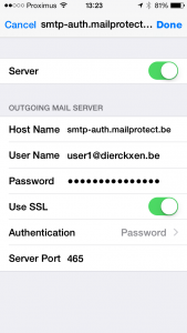 Aanpassen poort naar 465